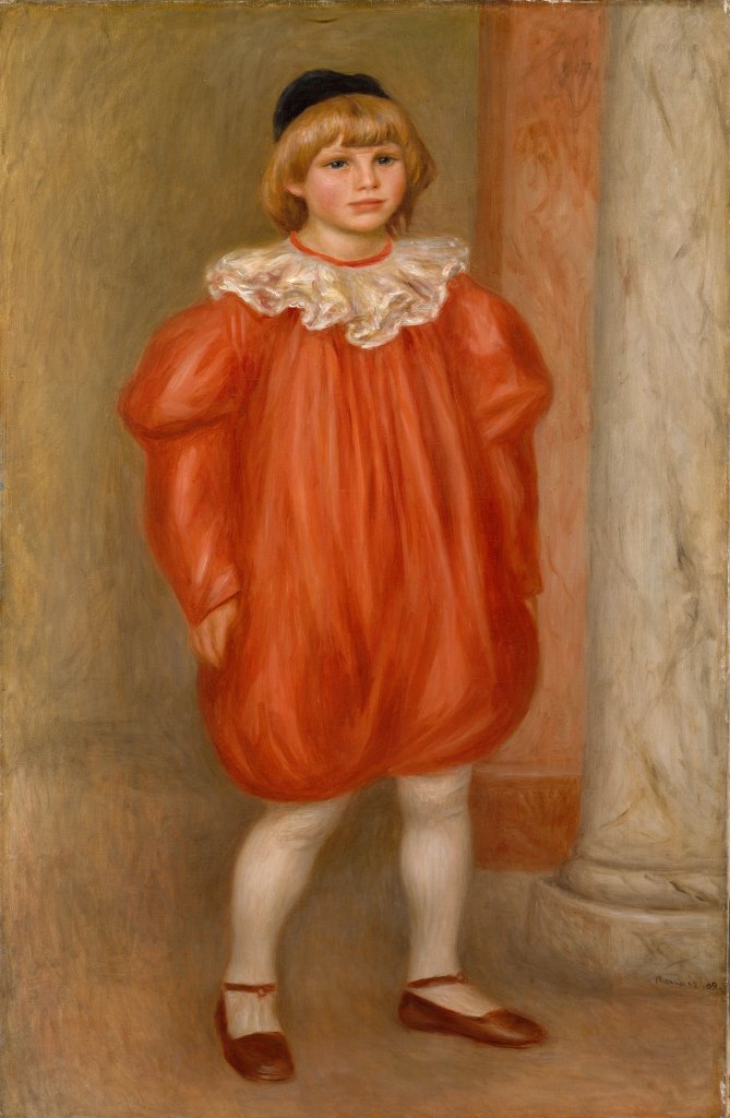Renoir_Claude Renoir in Clown Costume Cézanne