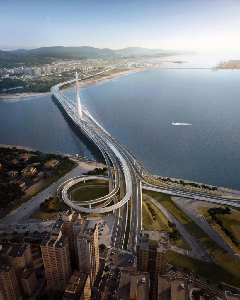 【建築】Zaha Hadid的黑夜之舞：「淡江大橋」明年正式啟用 | 2025