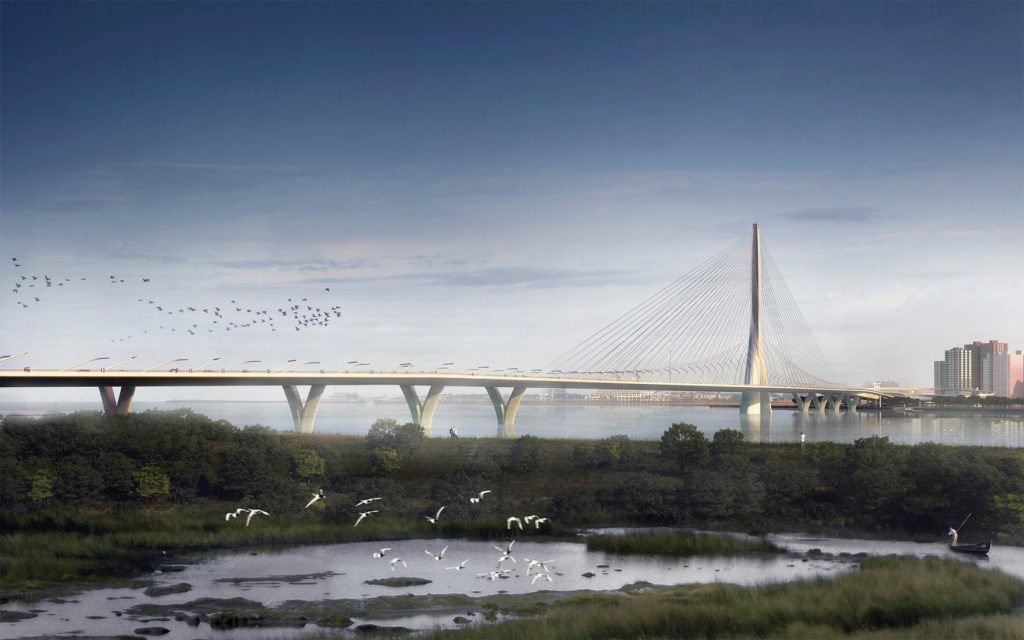 【建築】Zaha Hadid的黑夜之舞：「淡江大橋」明年正式啟用 | 2025
