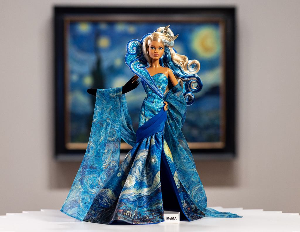 【藝聞】紐約現代藝術博物館(MoMA)與Mattel合作 推出梵谷《星夜》版Barbie|2025